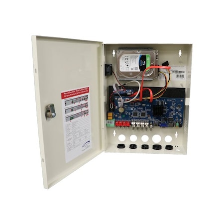 Speco Technologies 12  Ch. Wall-Mount Hybrid Recorder - 8 Hybrid (TVI or IP) + 4 IP, 2TB, NDAA H12WHRN2TB